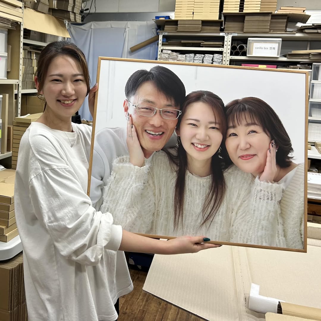 「家族写真を飾る」